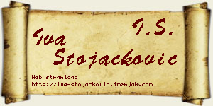 Iva Stojačković vizit kartica